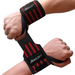 Boldfit Wrist Band for Gym Workout Wrist Support for Gym Straps for Men Hand Band Strap for Man Accessories for Men Workout Wrists Supporter wrap for man Workouts Accessories for Women Hand Wraps